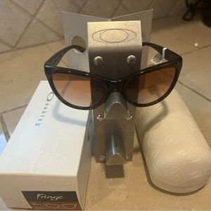 New in Box Oakley Fringe- Tortoise Frame with Dark Brown Gradient Lens